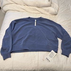 Lululemon Perfectly Oversized Cropped Crew Size 14 NWT